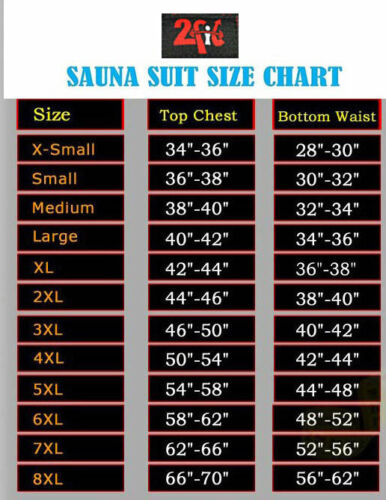 Sauna Sweat TRACK SUIT for WEIGHT LOSS Men Women MMA FIGHT BOXING FITNESS Gym