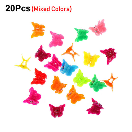 20//50//100Pcs Cute Butterfly Hair Clips Girls Mini Hairpins Hair Clamps for Kids