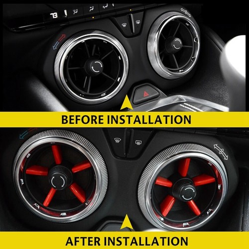 20PCS ABS Interior Air Vent Outlet Cover Trim Fits Chevrolet Camaro 2016-18