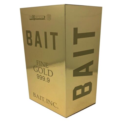 Medicom BE@RBRICK BAIT Gold Bar 400/% Bearbrick complexe escroquerie Exclusive