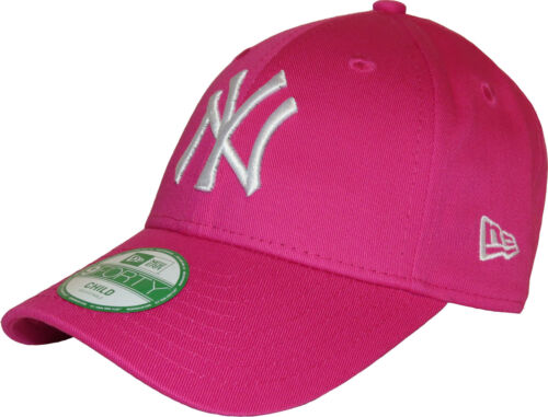 Age 4-10 Years NY Yankees Girls New Era 940 Pink Adjustable Baseball Cap 