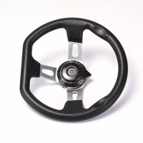 10.6/" Steering Wheel w// Cap for Go Kart Racing Fun Cart Mini Sport Trailmaster