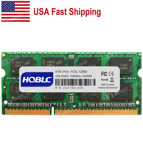 US 4GB PC3L-12800s DDR3 1600MHz 1.35V Memory for Mac mini Late 2012 A1347