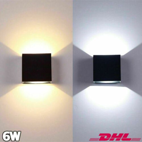 6//12W LED Wandleuchte Innen Wandlampe Up Down Wandbeleuchtung Flurlampe DHL