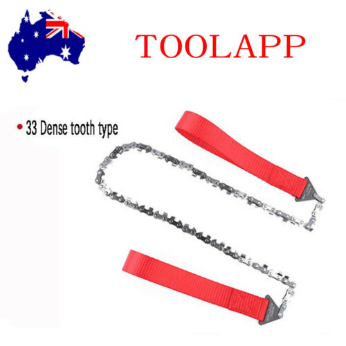 Stainless tooth type Multiple use portable outdoor survival bracelet saw 33 gear
