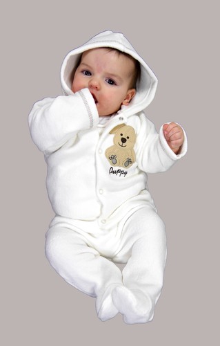 Set Thermofrottee Baby Strampler und Oberteil Junge Mädchen Gr.62,68,74 2-tlg