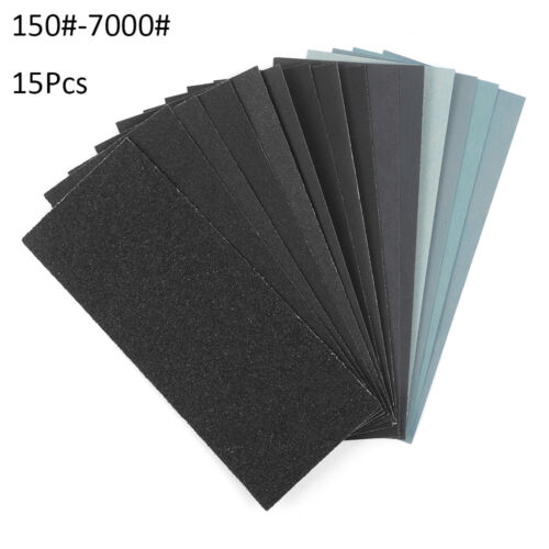 Wet and Dry Sandpaper 150-7000 grit Abrasive Waterproof Paper Sheets FS