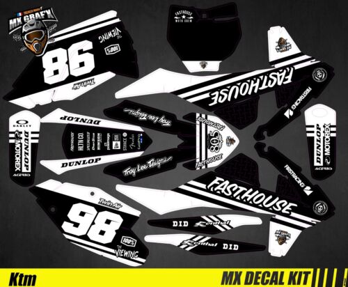 Fasthouse MX Abziehbild Kit Für KTM SX Sx-F Kit Deko Motorrad Für 