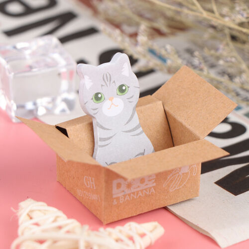 Cartoon Stationery Sticky Notes Office School Supplies 3D Cat Dog Box Stick-SL