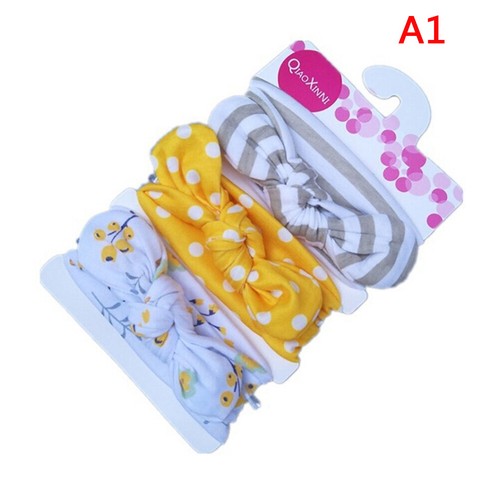 3pcs set kinder mädchen stirnband haarband baby baumwolle bowknot haarschmRSDE