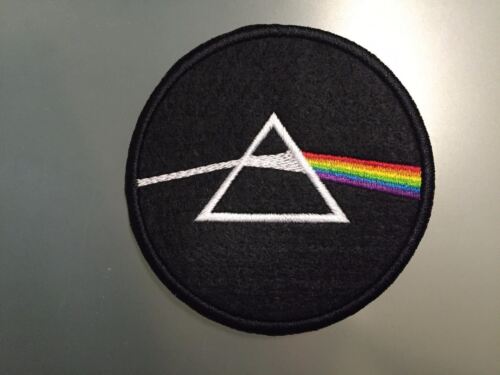 PINK FLOYD THE DARK SIDE OF THE MOON Embroidered Iron On Patch 3 /"