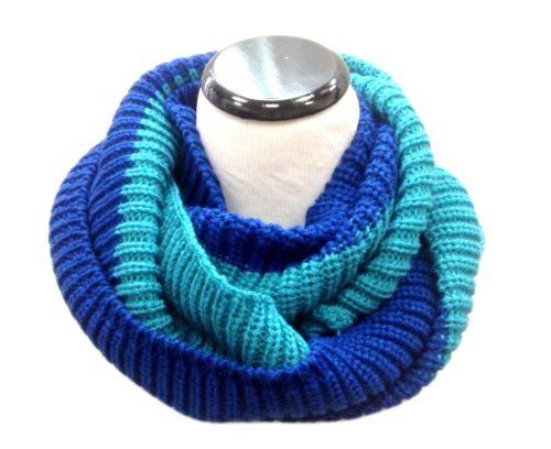 Women/'s Knit Infinity Circle Loop Scarf Cable Cowl Neck Long Shawl Winter Warm