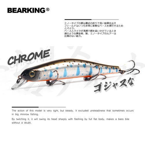 Bearking 11cm 17g magnet weight system long casting New model fishing lures hard