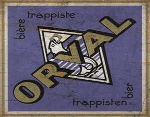 ORVAL belge Lager Bière Métal Tin Signe Affiche Plaque Murale