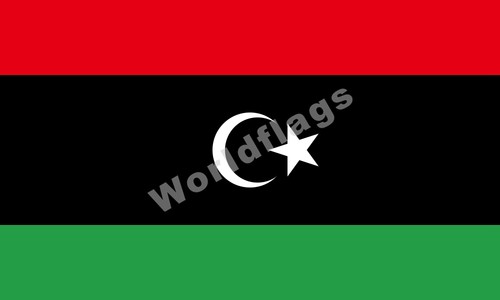 Libya Flag 3X5FT Naval King Idris I Tripoli Tripolitanian Cyrenaica al-Gaddafi