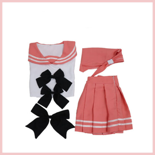Fate Cosplay Costume Dress Apocrypha FGO Astolfo Pink Sailor Suit JK Outfit D1 