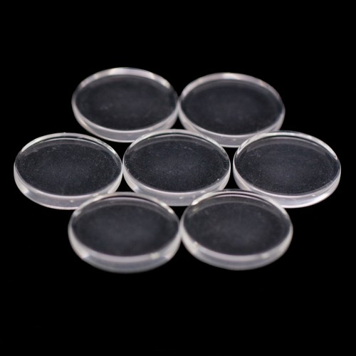 25 mm circulaire Clair Rond Verre Plat Disque Cabochons