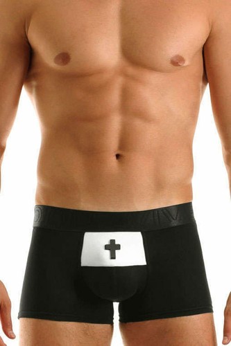 Modus Vivendi Hieratic Boxer Brief Party Costume Black Cotton Men/'s Underwear