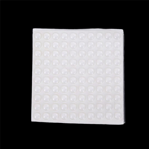 100Pcs Self Adhesive Silicone Feet Bumpers Door Cupboard Drawer Cabinet*~* 