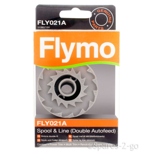 FLYMO Strimmer Spool /& Line Double Autofeed Power Trim 500XT FLY021A Genuine