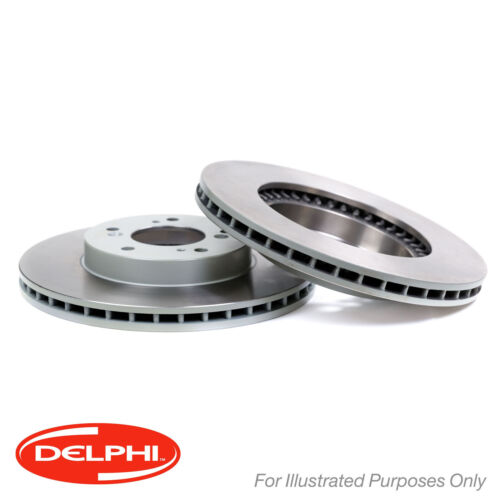 BG3417 Genuine Delphi Front Vented Brake Discs Set Pair
