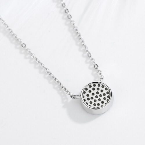 Genuine 925 Sterling Silver Necklace Turkey Round Evil Eye Necklaces AAA Women