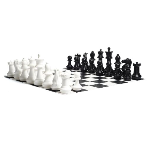 MegaChess 16 Inch Plastic Chess Set no Board