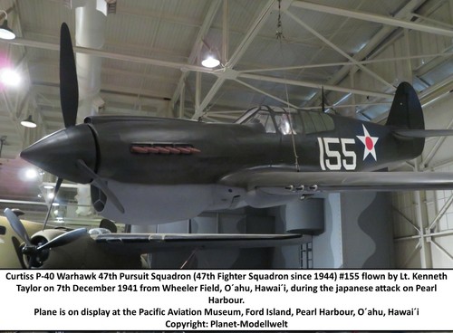 HA9202 P-40B Warhawk USAAF 47th PS Hawai´i 7.12.41,Hobbymaster 1:48,NEU 4//20/&