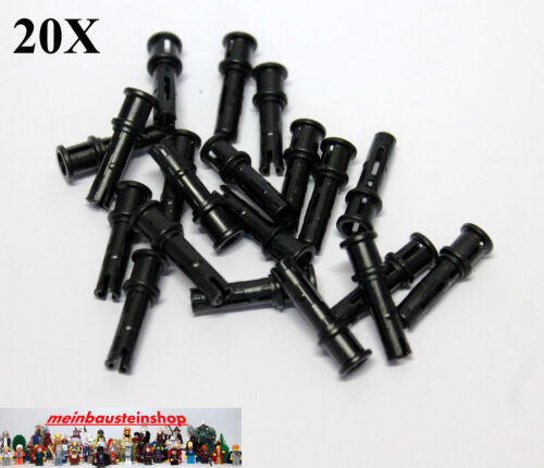Stopper Axle Hole 3l Black NEW 20x Lego ® 32054 Technic Pin Connector M