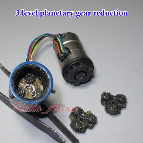 DC12V 2-phase 4-wire Moons Stepper Motor Planetary Full Metal Gearbox Gear Motor