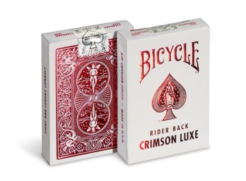 DECK ONE Bicycle Rider Back  Red Metal Foil by US Playing Card Co 1