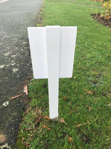 Details about  / Please No Littering Sign Mounted onto 3mm PVC Plastic with Stake