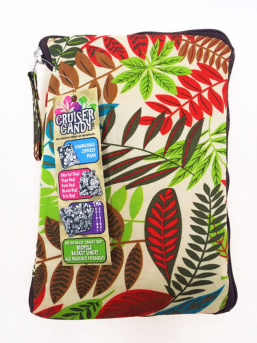 Cruiser Candy Reversible Bicycle Basket Liner Wild Tropical