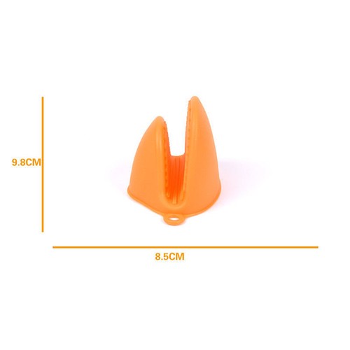 1 pc Silicone Pot Holder Oven Mini Mitt Cooking Pinch Grips Heat Resistant