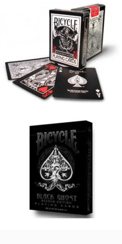Black Tiger Red by Ellusionist 2 mazzi Carte Bicycle Black Ghost