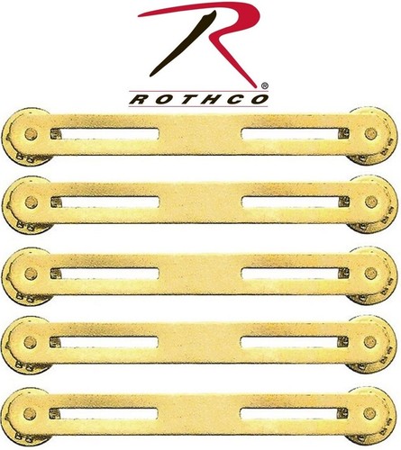 YOU GET Military Issue Brass Double Ribbon Mount Rothco 71002 5