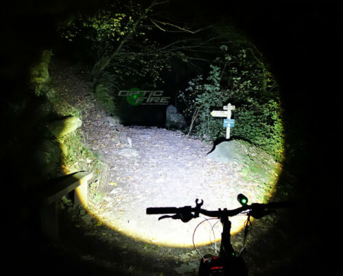 Opticfire® CREE LED Bike Lights MTB Cycle Helmet Cycling Front /& Rear Light Set