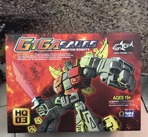 Gigapower GP HQ03R HQ-03R Gutter Electroplate Snarl Masterpiece Figure In STOCK