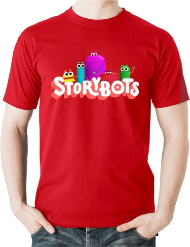 Storybots Logo T-Shirt All Sizes Kids Educational Learning TV Programme Tee Top