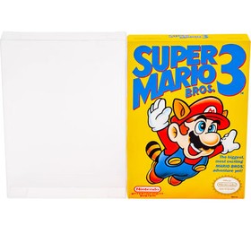 Nintendo Box Protector Case for Retail NES Game Box Clear Plastic Thick Sleeve