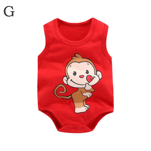 Cute Cotton Newborn Kids Baby Girl Boy Bodysuit Romper Jumpsuit Clothes Outfits