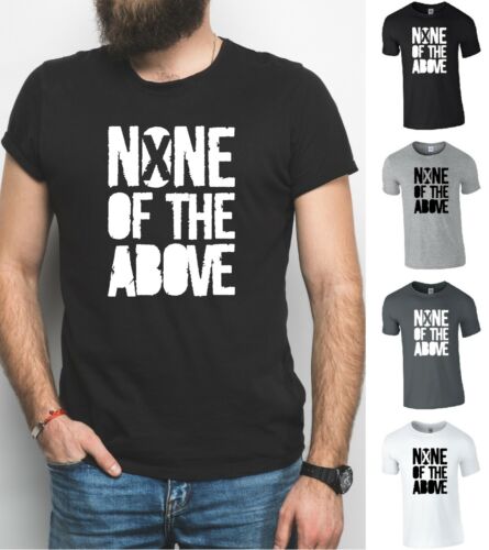 Details about  / None of the Above T-shirt B Anti Vote Anarchy Election Not Voting