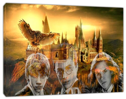 Harry Potter Film Bild Fotodruck auf Gerahmt Leinen Wandkunst Heimdekoration