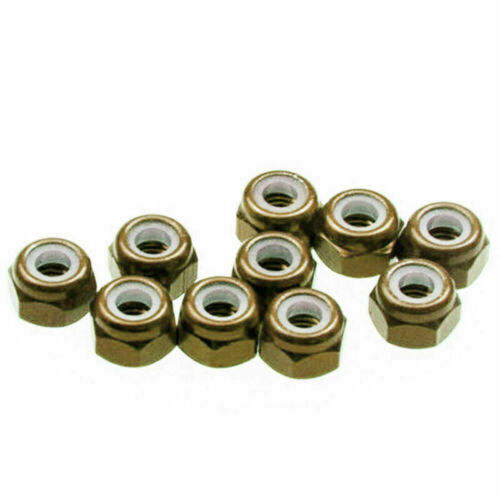 Details about  / 20PC M2 M3 M4 M5 Nylon Elastic Stop Nut Hex Lock Nut CNC Aluminum Alloy Nuts LOT