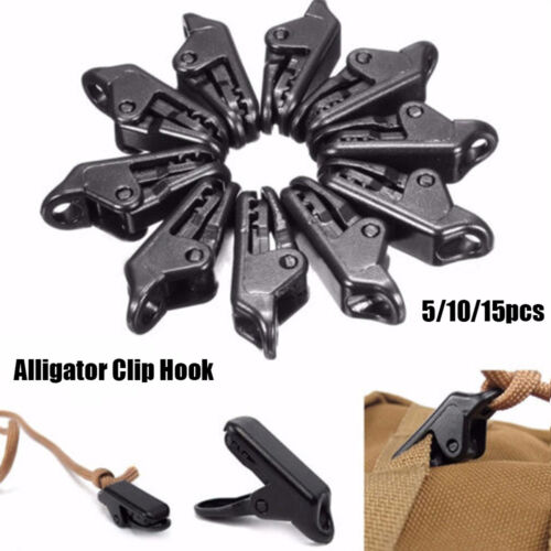 5//10//15xCamping Awning Canopy Clamp Tarp Clip Car Boat Cover Emergency Tent Snap