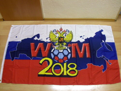 Fahnen Flagge WM 2018 Russland Weltmeisterschaft 90 x 150 cm