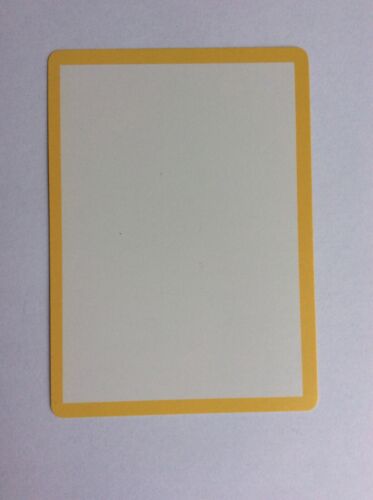 yellow border Blank Pokemon error/test card mint condition 