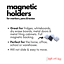 Magnetic Marker Holders Dry Erase4-pack for Whiteboard Markers Texta Pens