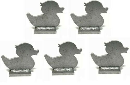 AR500 Rubber Ducky Duck Silhouette Steel Knock-Over Target 3/8" Set of 5 