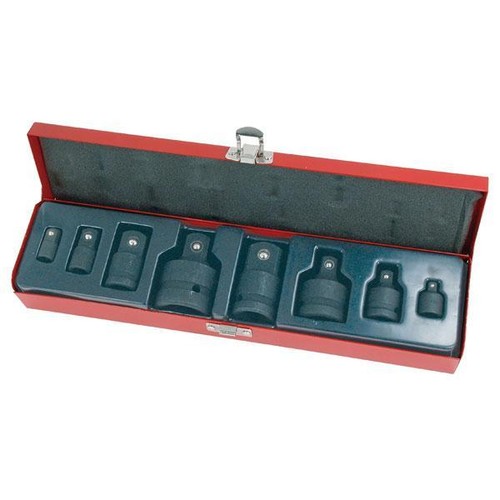 Reducer Set with Case 1//4/" 3//8/" 1//2/" 3//4/" 1/" 8 Piece Impact Socket Adaptor